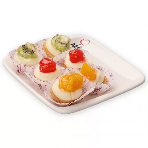 Meyveli Tart Şeftalili